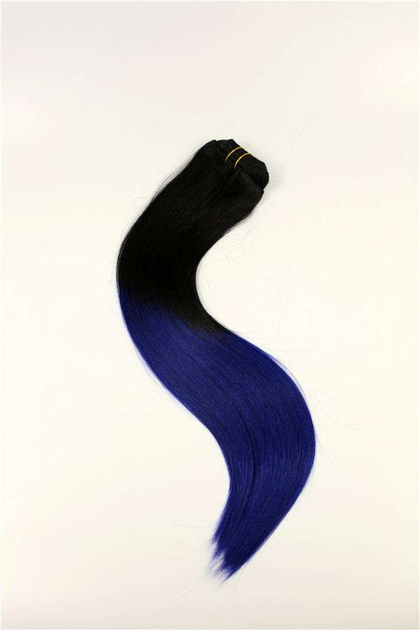 EMEDA cheap real human hair clip in extensions accept OEM JF092